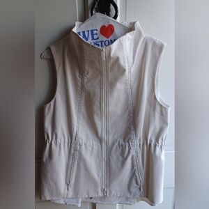 Lafayette 148 New York White Vest